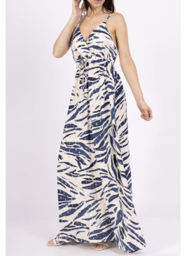 Robe longue imprimée...