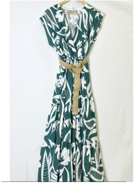 Robe décolleté cache-cœur...