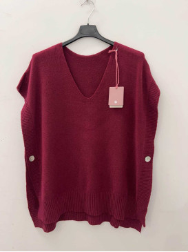 Pull oversized col V sans...