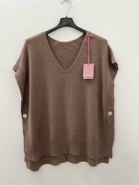 Pull oversized col V sans...