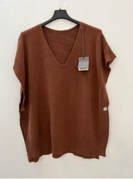 Pull oversized col V sans...
