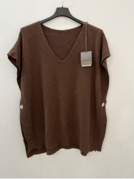 Pull oversized col V sans...