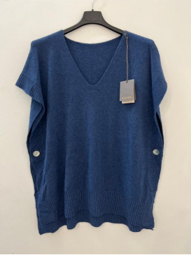 Pull oversized col V sans...