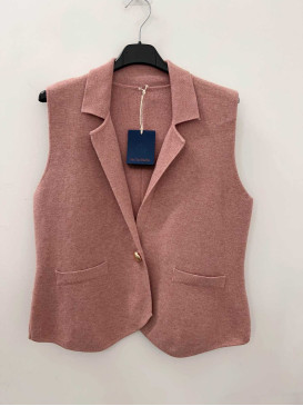 Gilet sans manches - Rose