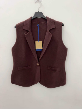 Gilet sans manches - Chocolat