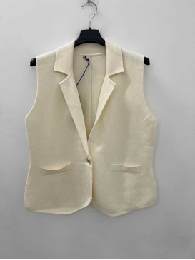 Gilet sans manches - Ecru