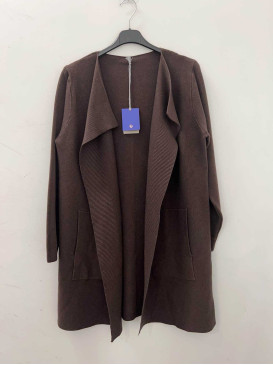 Gilet long bord à bord -...