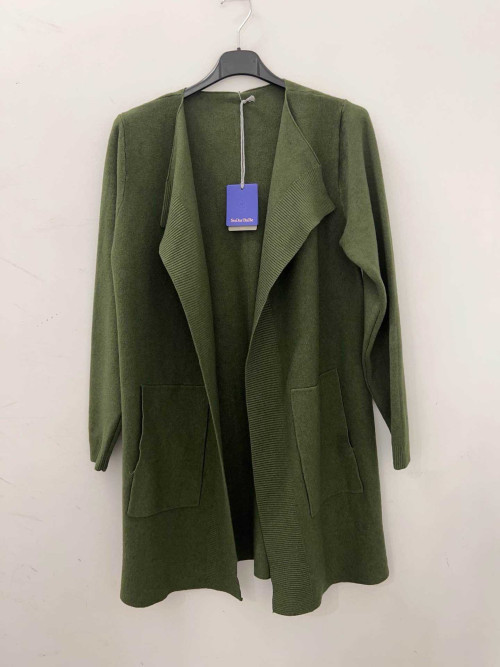 Gilet long bord à bord