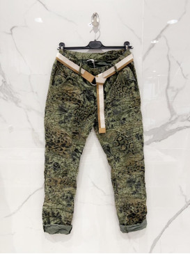 Pantalon toile stretch...