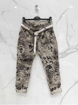 Pantalon toile stretch...