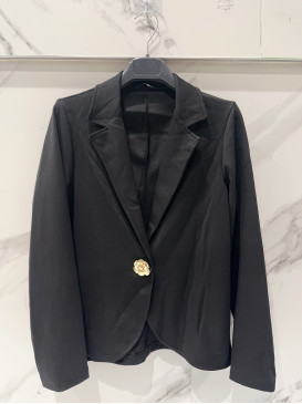 Veste courte jersey uni...