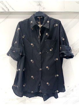 Chemise longue évasée...