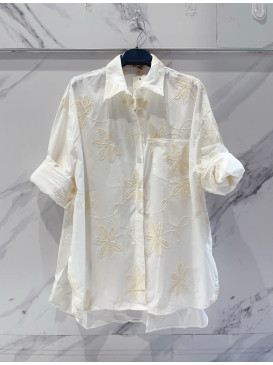 Chemise longue évasée...