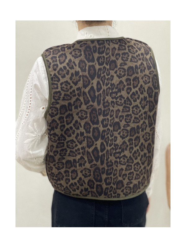 Gilet sans manche réversible