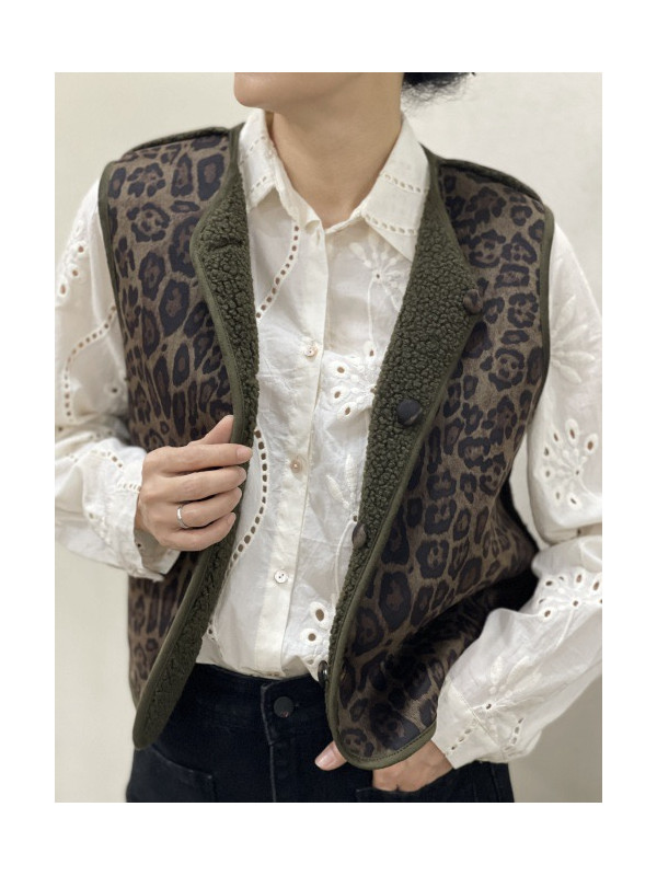 Gilet sans manche réversible