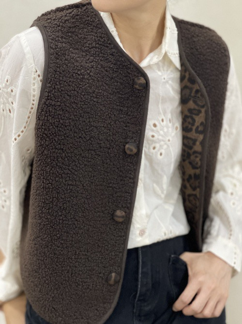 Gilet sans manche réversible