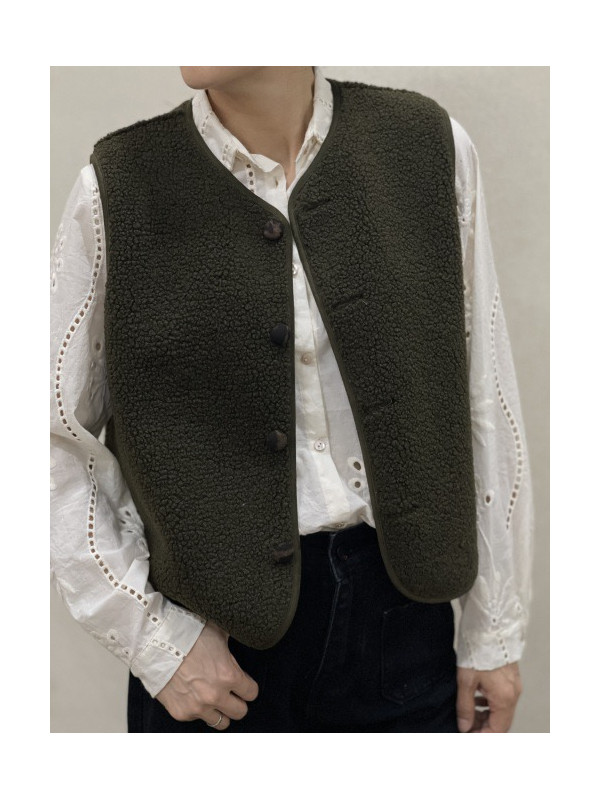 Gilet sans manche réversible