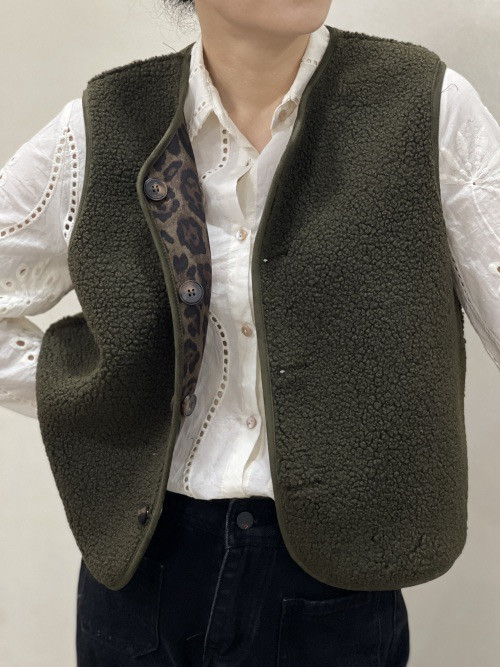 Gilet sans manche réversible