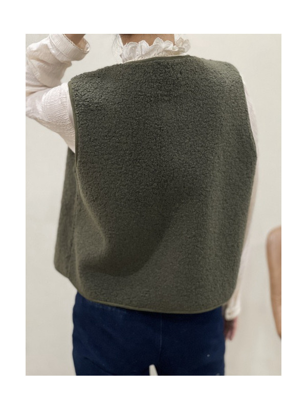 Gilet sans manche réversible