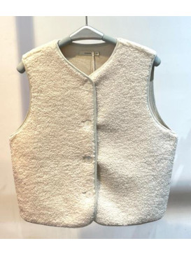 Gilet sans manche bouclette...