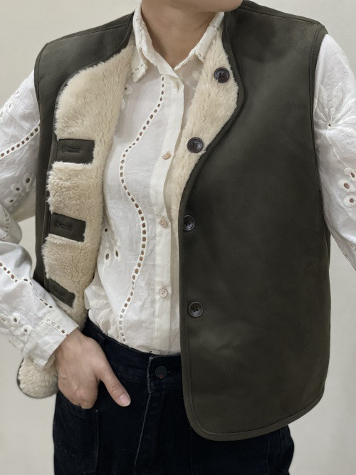 Gilet sans manche réversible