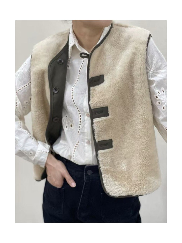 Gilet sans manche réversible