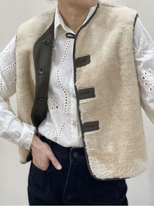 Gilet sans manche réversible