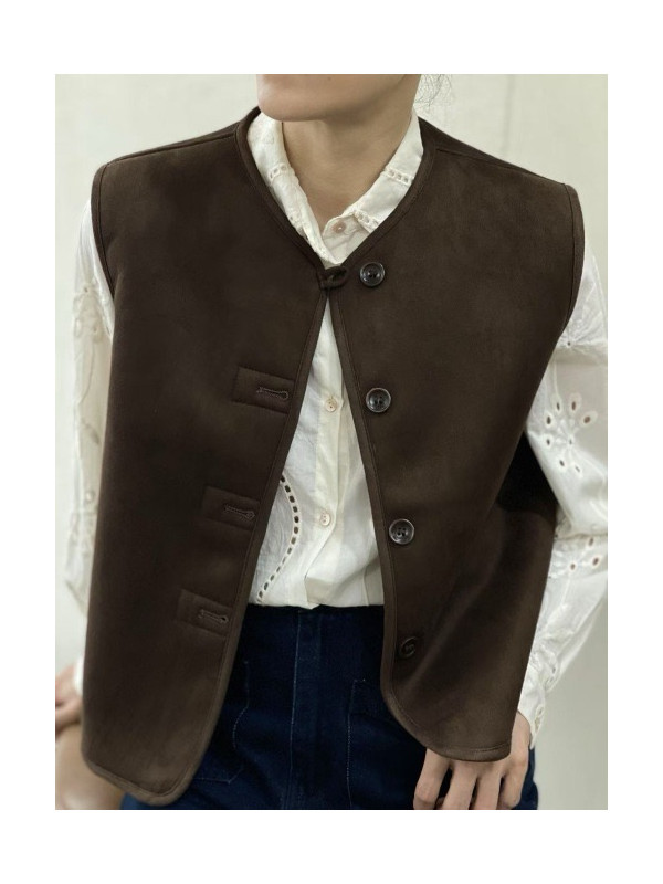 Gilet sans manche réversible