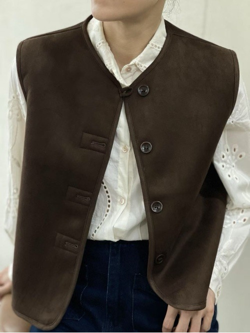 Gilet sans manche réversible