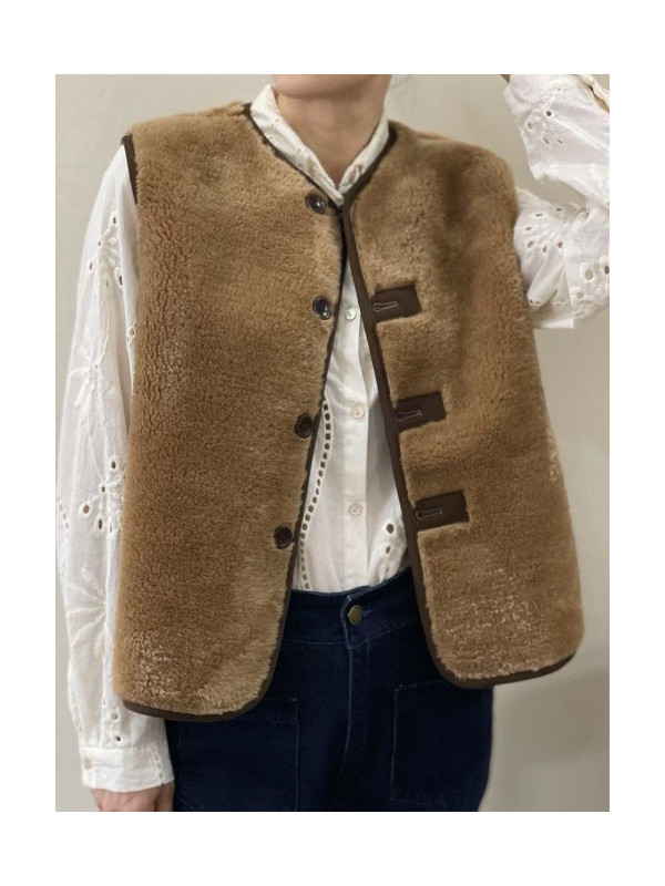 Gilet sans manche réversible