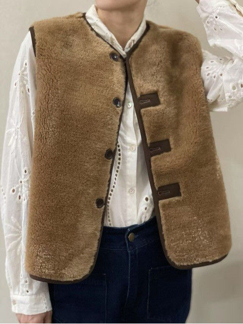 Gilet sans manche réversible