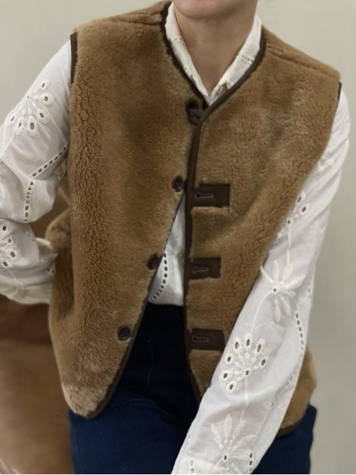 Gilet sans manche réversible