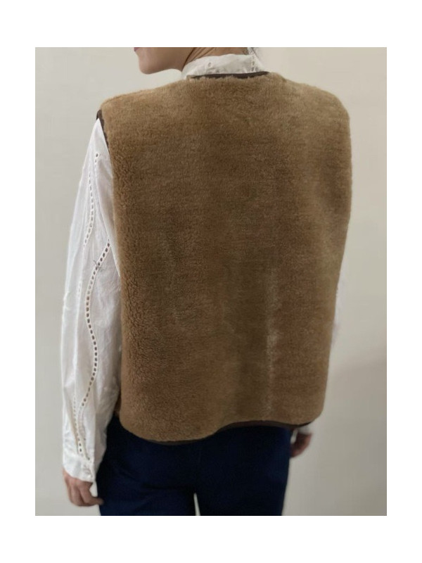 Gilet sans manche réversible