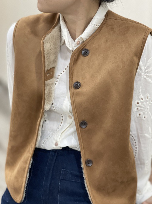 Gilet sans manche réversible