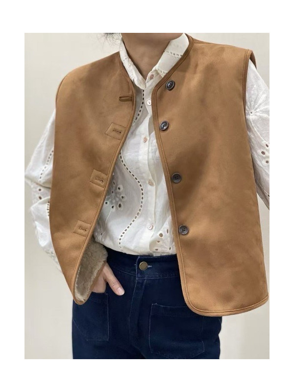 Gilet sans manche réversible
