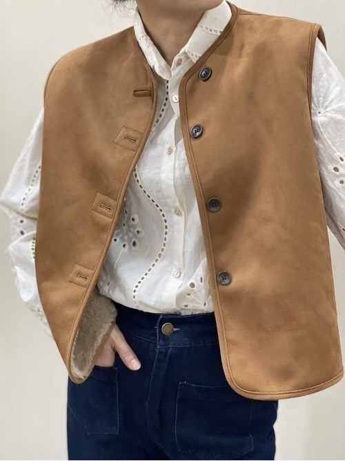 Gilet sans manche réversible