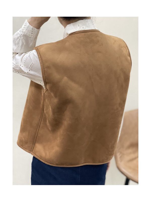 Gilet sans manche réversible
