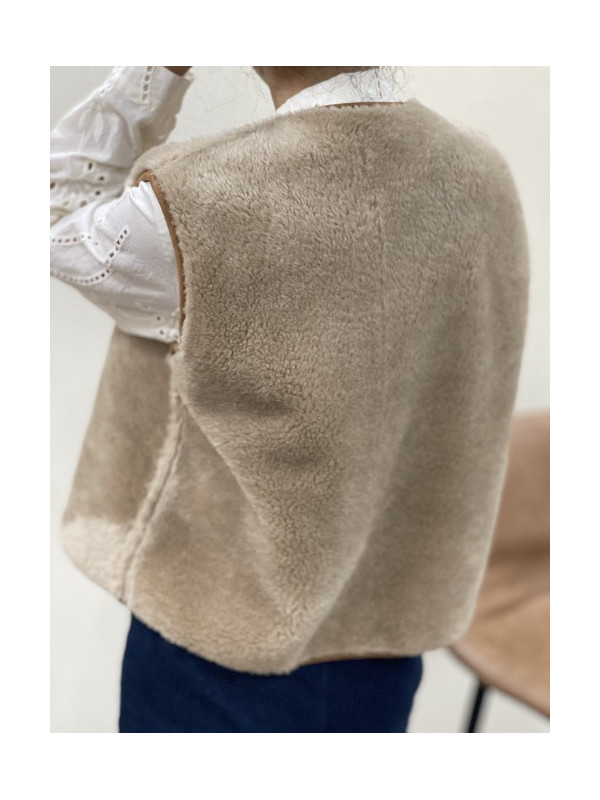 Gilet sans manche réversible
