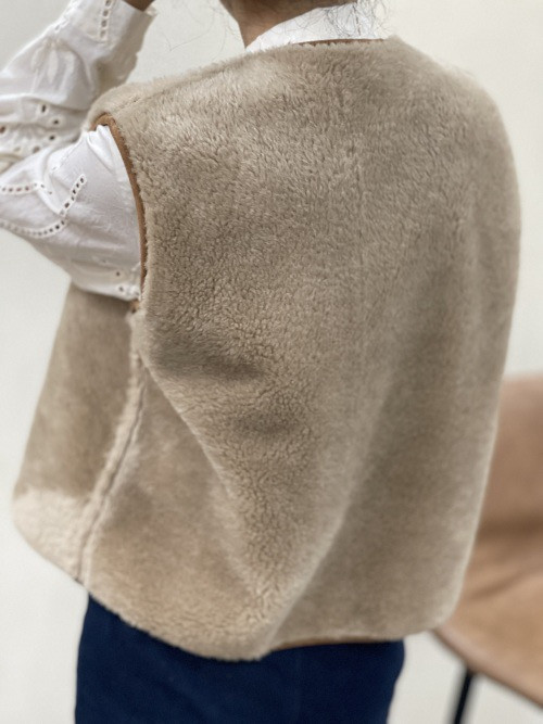 Gilet sans manche réversible