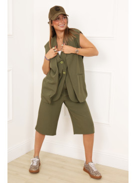Ensemble gilet et bermuda -...