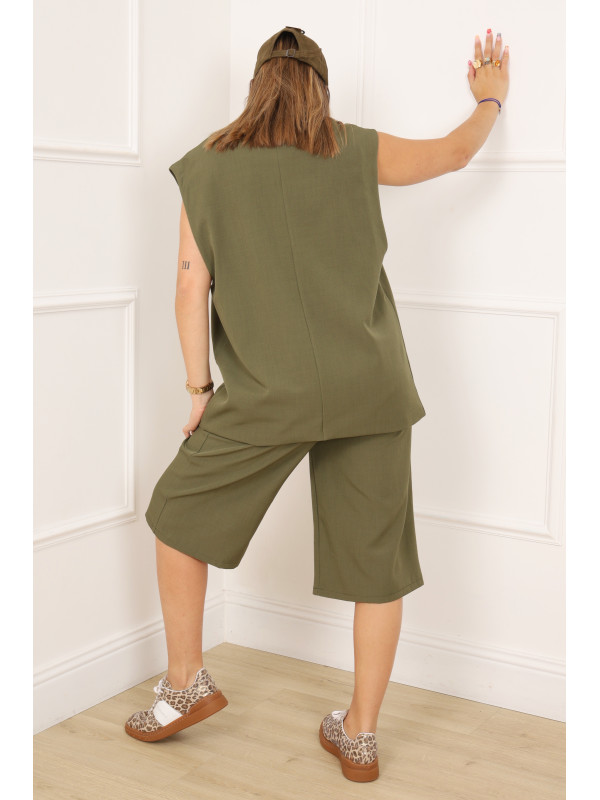 Ensemble gilet et bermuda