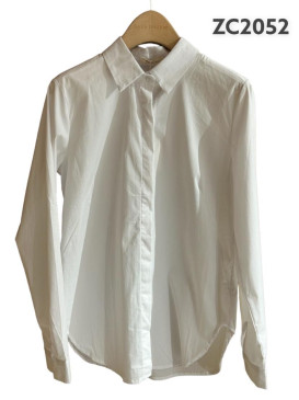 Chemise blanche cintrée en...