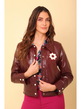 Blouson vinyl esprit...
