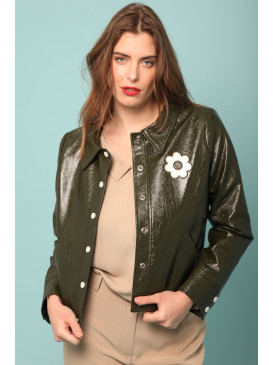 Blouson vinyl esprit...