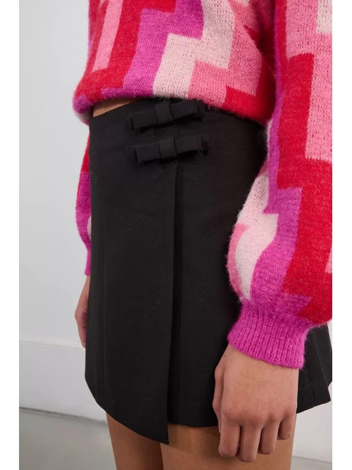 Short jupe 2 nœuds papillon