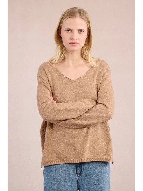 Pull fil lurex col V