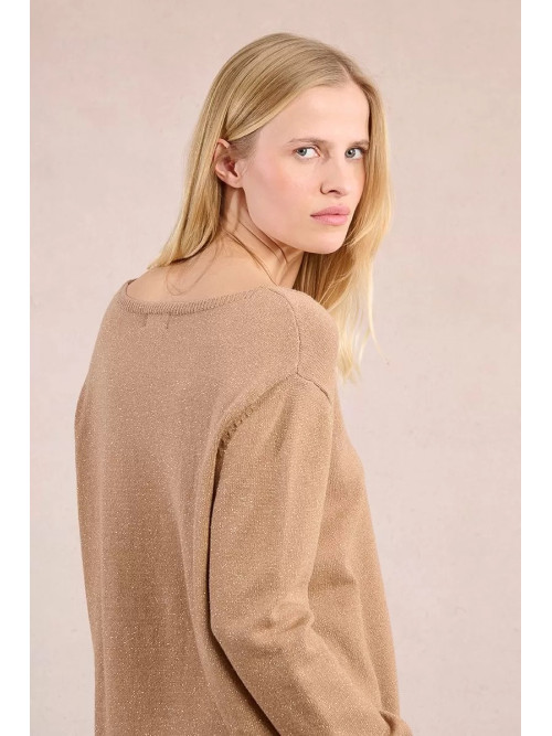 Pull fil lurex col V