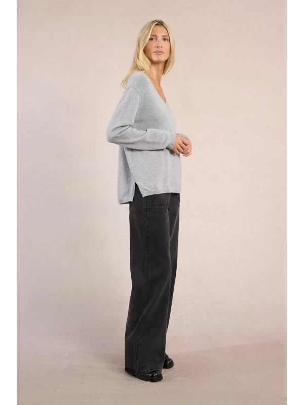 Pull fil lurex col V