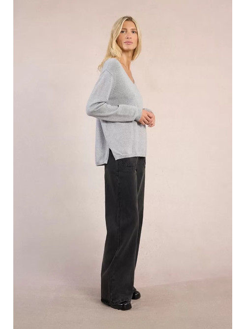 Pull fil lurex col V