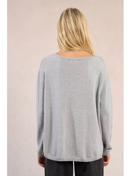 Pull fil lurex col V